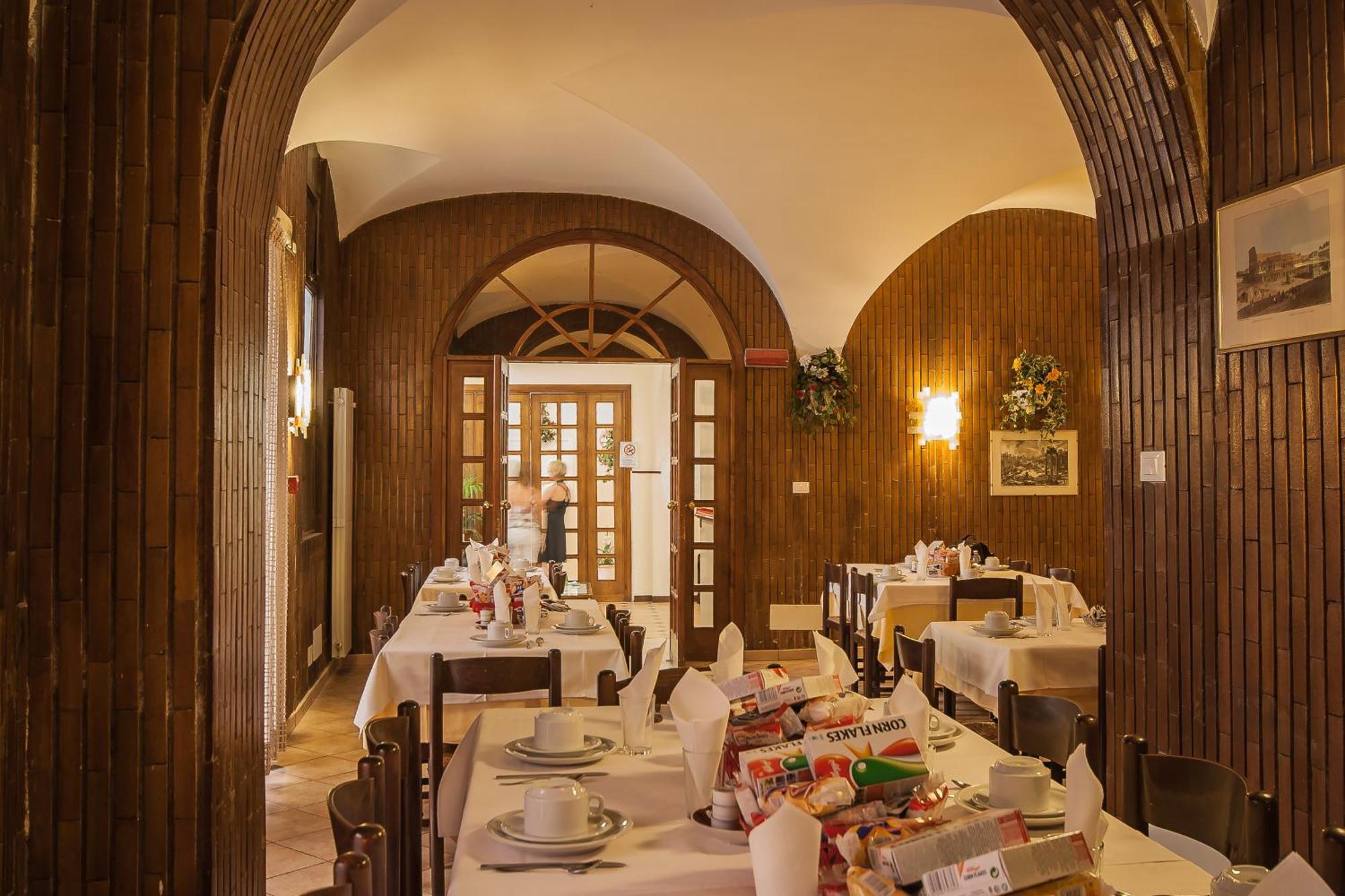 Hotel Tirreno Рим Ресторан фото